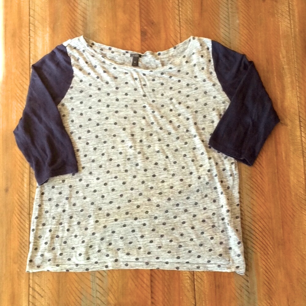 J.Crew Women’s Color Block Blouse Top Medium